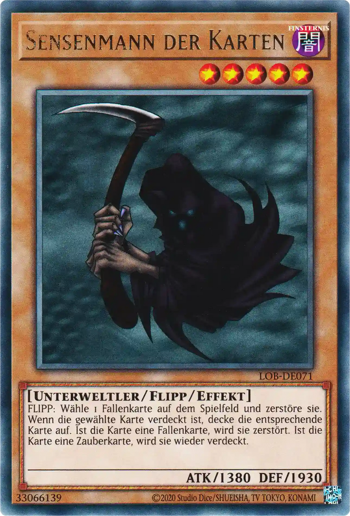 Sensenmann der Karten Yu-Gi-Oh! Karte LOB-DE071 Rare