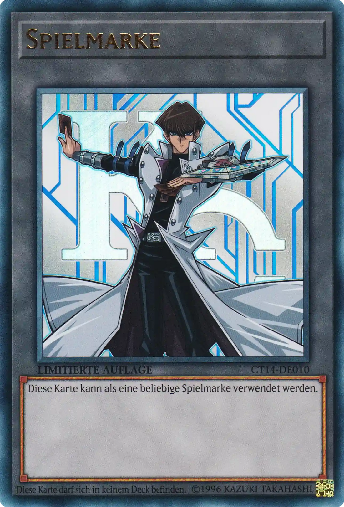 Seto Kaiba Spielmarke Yu-Gi-Oh! Karte CT14-DE010 Ultra Rare