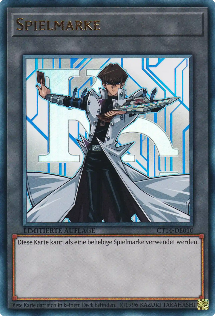 Seto Kaiba Spielmarke Yu-Gi-Oh! Karte CT14-DE010 Ultra Rare