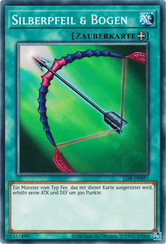 Silberpfeil & Bogen Yu-Gi-Oh! Karte LOB-DE091 Common