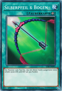 Silberpfeil & Bogen Yu-Gi-Oh! Karte LOB-DE091 Common