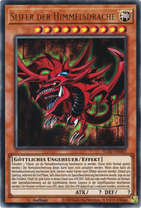 Slifer der Himmelsdrache Yu-Gi-Oh! Karte EGS1-DE001 Ultra Rare