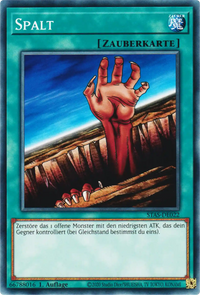 Spalt Yu-Gi-Oh! Karte STAS-DE022 Common