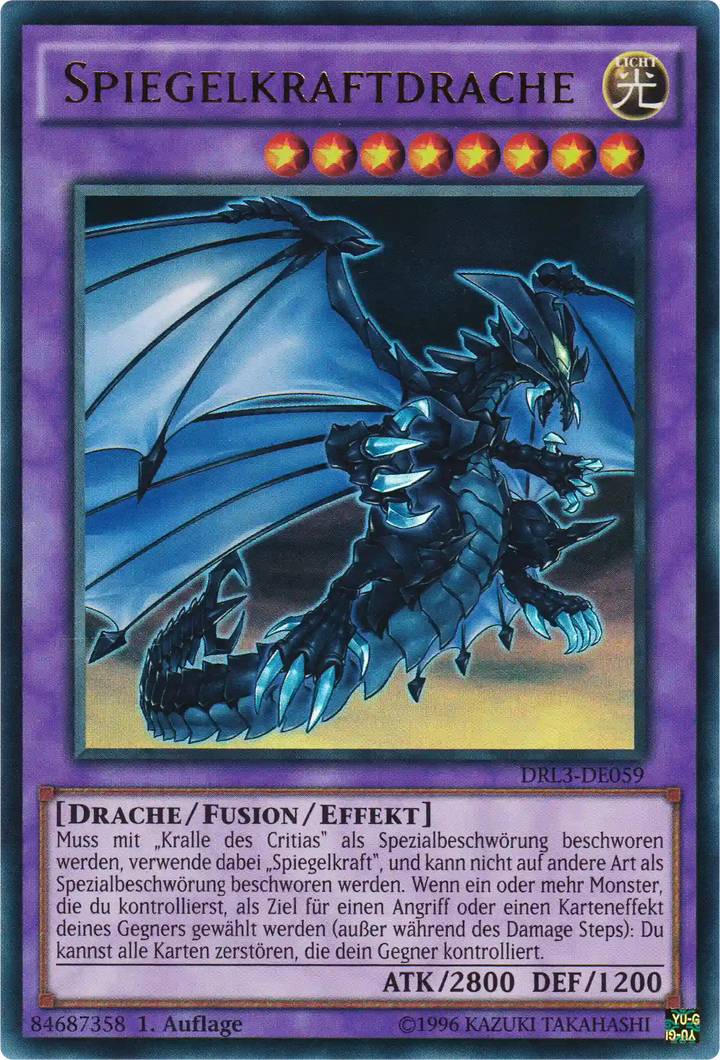 Spiegelkraftdrache Yu-Gi-Oh! Karte DRL3-DE059 Ultra Rare