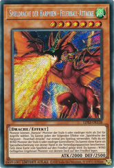 Spieldrache der Harpyien - Feuerball-Attacke Yu-Gi-Oh! Karte LDS3-DE138 Secret Rare