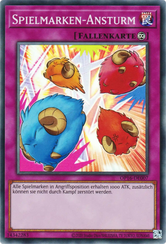 Spielmarken-Ansturm Yu-Gi-Oh! Karte OP16-DE007 Super Rare