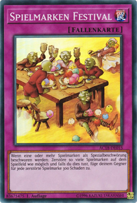 Spielmarken Festival Yu-Gi-Oh! Karte AC18-DE015 Super Rare
