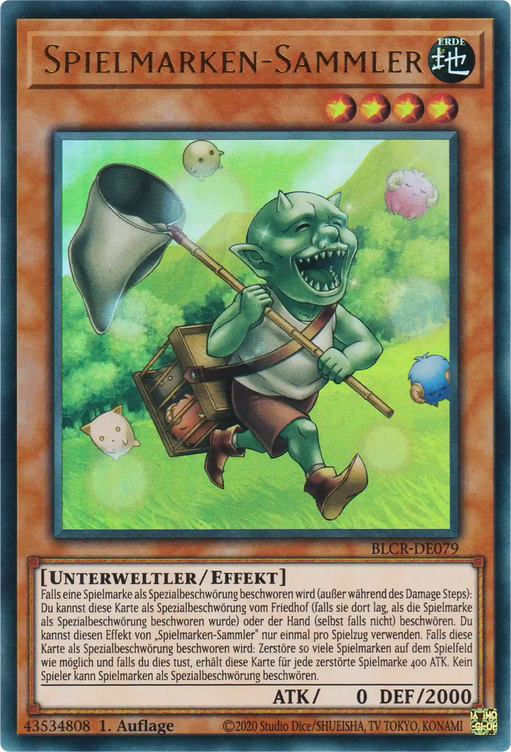 Spielmarken-Sammler Yu-Gi-Oh! Karte BLCR-DE079 Ultra Rare
