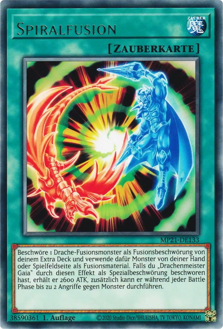 Spiralfusion Yu-Gi-Oh! Karte MP21-DE133 Rare