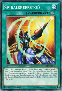 Spiralspeerstoß Yu-Gi-Oh! Karte MIL1-DE043 Common