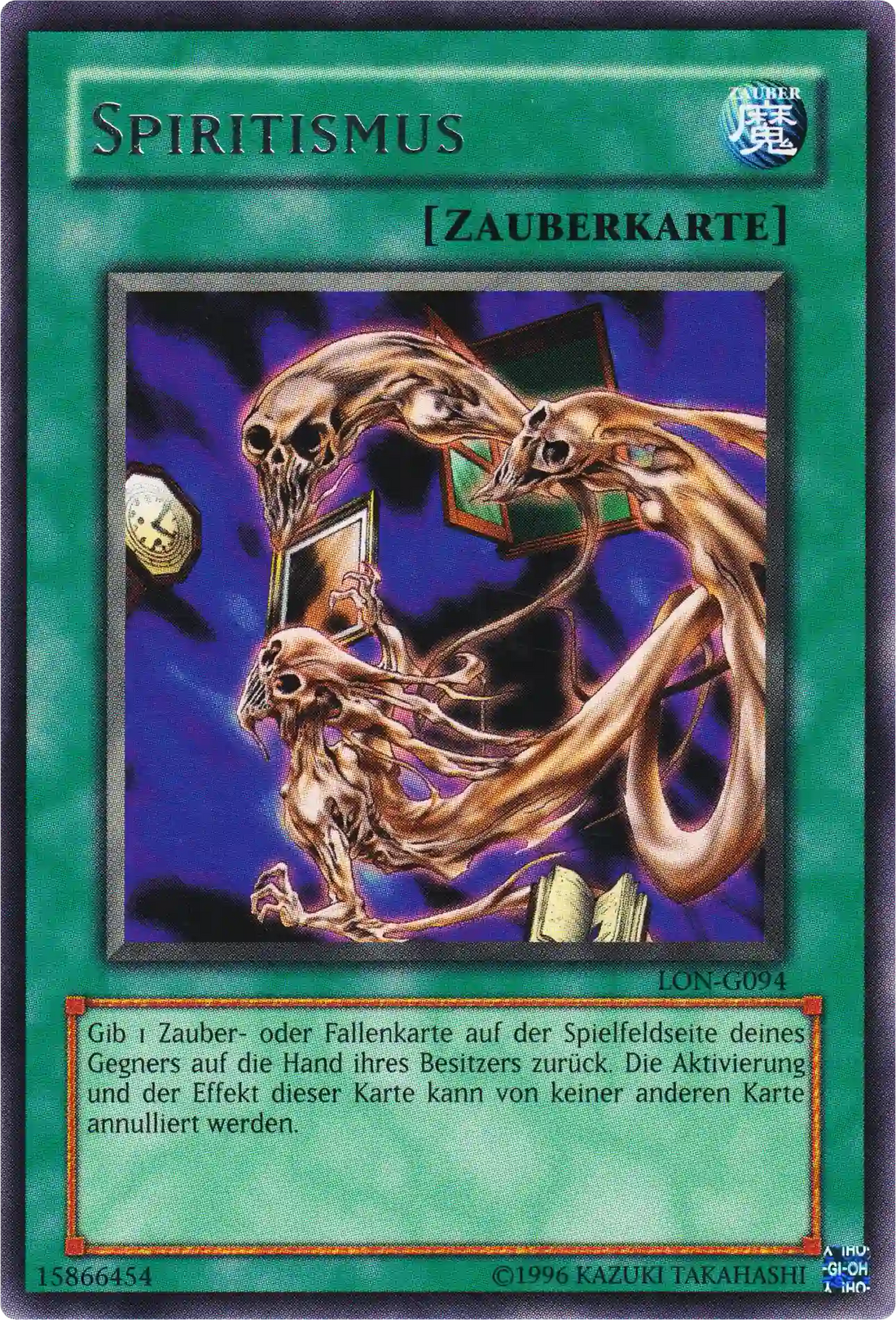 Spiritismus Yu-Gi-Oh! Karte LON-G094 Rare