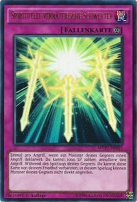 Spirituelle verräterische Schwerter Yu-Gi-Oh! Karte MVP1-DE031 Ultra Rare