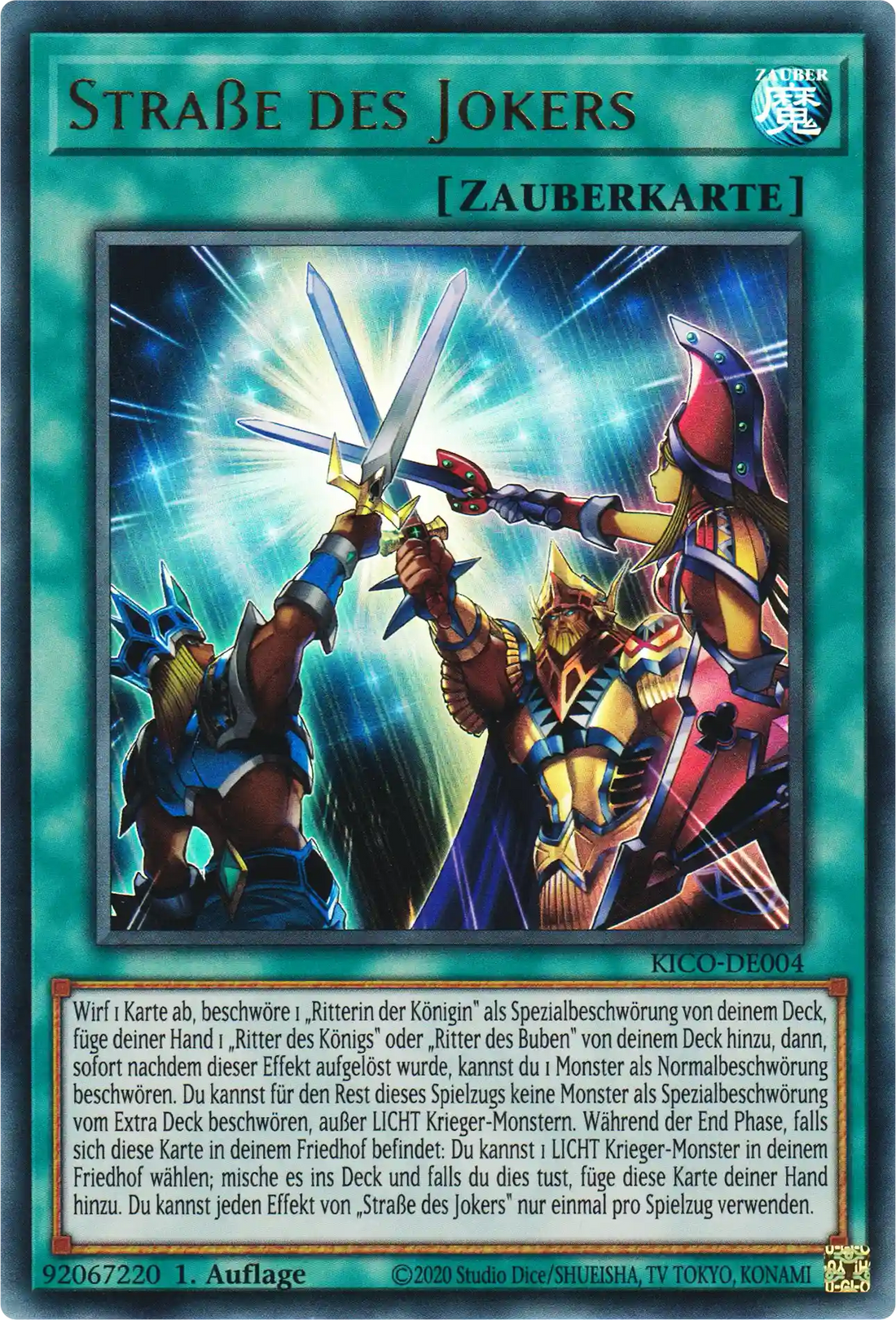 Straße des Jokers Yu-Gi-Oh! Karte KICO-DE004 Ultra Rare