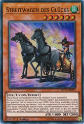 Streitwagen des Glücks Yu-Gi-Oh! Karte SHVA-DE005 Super Rare