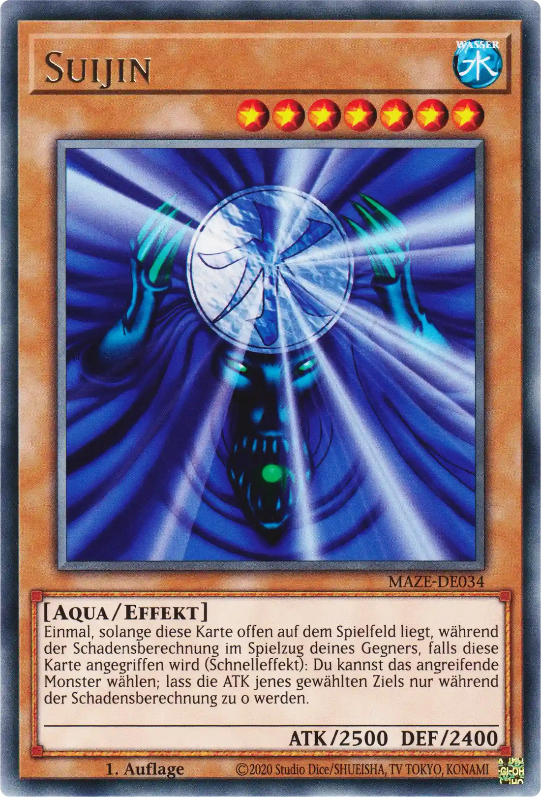 Suijin Yu-Gi-Oh! Karte MAZE-DE034 Rare