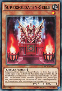 Supersoldaten-Seele Yu-Gi-Oh! Karte DOCS-DE021 Common