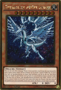 Tiefäugiger weißer Drache Yu-Gi-Oh! Karte MVP1-DEG05 Gold Rare