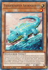 Tierverzierter Archosaurier Yu-Gi-Oh! Karte WISU-DE050 Rare