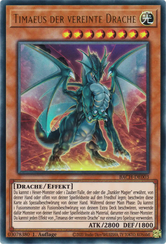 Timaeus der vereinte Drache Yu-Gi-Oh! Karte BACH-DE003 Ultra Rare