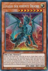 Timaeus der vereinte Drache Yu-Gi-Oh! Karte MP23-DE003 Secret Rare