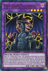 Tödlicher Virusdrache Yu-Gi-Oh! Karte LCKC-DE064 Ultra Rare