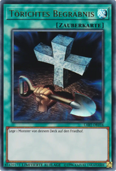Törichtes Begräbnis Yu-Gi-Oh! Karte LART-DE016 Ultra Rare
