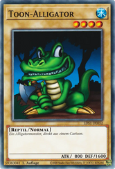 Toon-Alligator Yu-Gi-Oh! Karte LDS1-DE052 Common