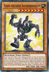 Toon-Antiker Antriebsgolem Yu-Gi-Oh! Karte LDS1-DE063 Common