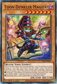 Toon-Dunkler Magier Yu-Gi-Oh! Karte LDS1-DE067 Common