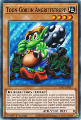 Toon-Goblin Angriffstrupp Yu-Gi-Oh! Karte LDS1-DE061 Common