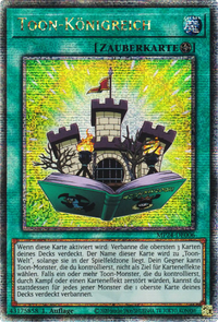 Toon-Königreich Yu-Gi-Oh! Karte MP24-DE006 Quarter Century Secret Rare