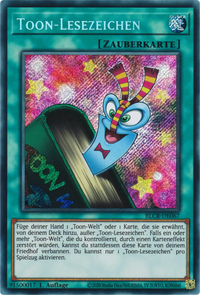 Toon-Lesezeichen Yu-Gi-Oh! Karte BLCR-DE067 Secret Rare