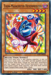 Toon-Maskierter Hexenmeister Yu-Gi-Oh! Karte LDS1-DE058 Common