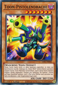 Toon-Pistolendrache Yu-Gi-Oh! Karte LDS1-DE064 Common