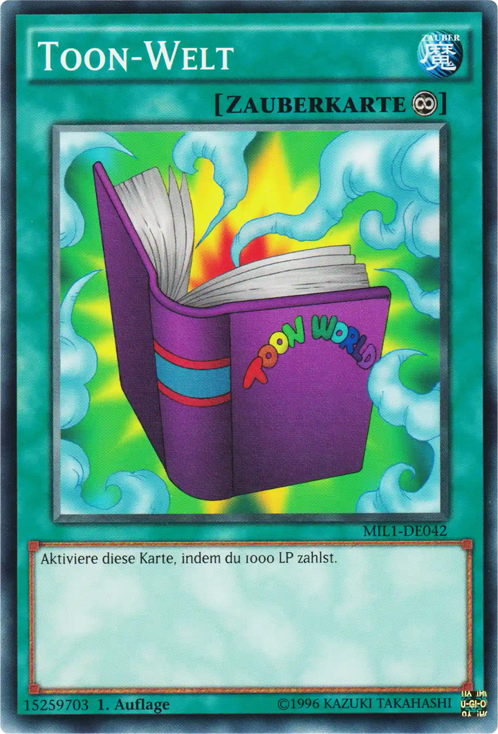 Toon-Welt Yu-Gi-Oh! Karte MIL1-DE042 Common