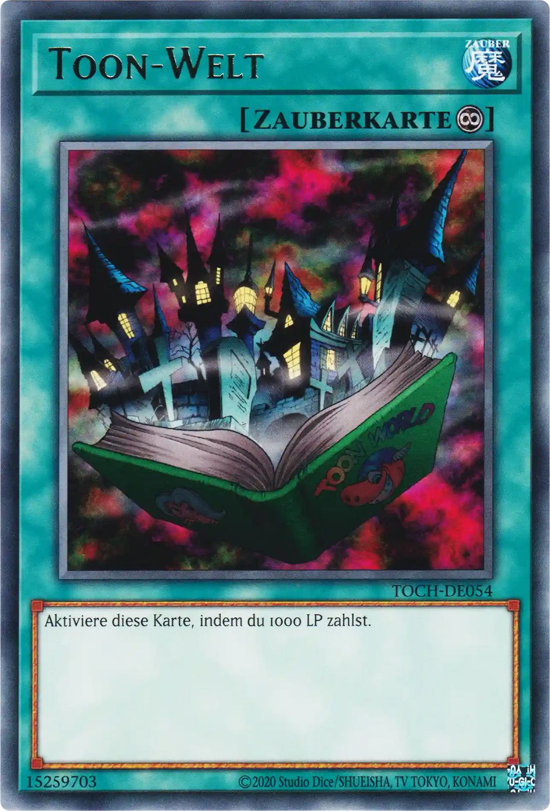 Toon-Welt Yu-Gi-Oh! Karte TOCH-DE054 Rare