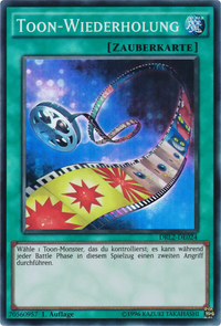 Toon-Wiederholung Yu-Gi-Oh! Karte DRL2-DE024 Super Rare