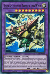 Torwächter von Donner und Wind Yu-Gi-Oh! Karte MAZE-DE004 Super Rare