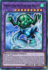 Torwächter von Wind und Wasser Yu-Gi-Oh! Karte MAZE-DE005 Super Rare