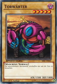 Torwärter Yu-Gi-Oh! Karte SBSC-DE022 Common