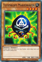 Totenkopf-Marienkäfer Yu-Gi-Oh! Karte IOC-DE079 Common
