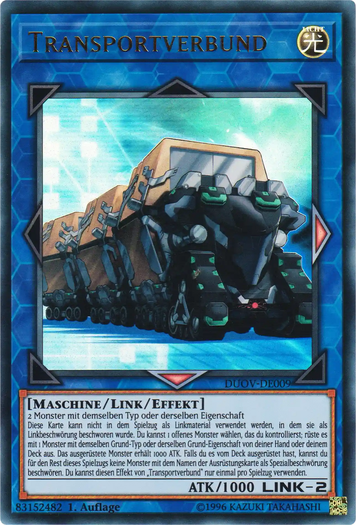 Transportverbund Yu-Gi-Oh! Karte DUOV-DE009 Ultra Rare