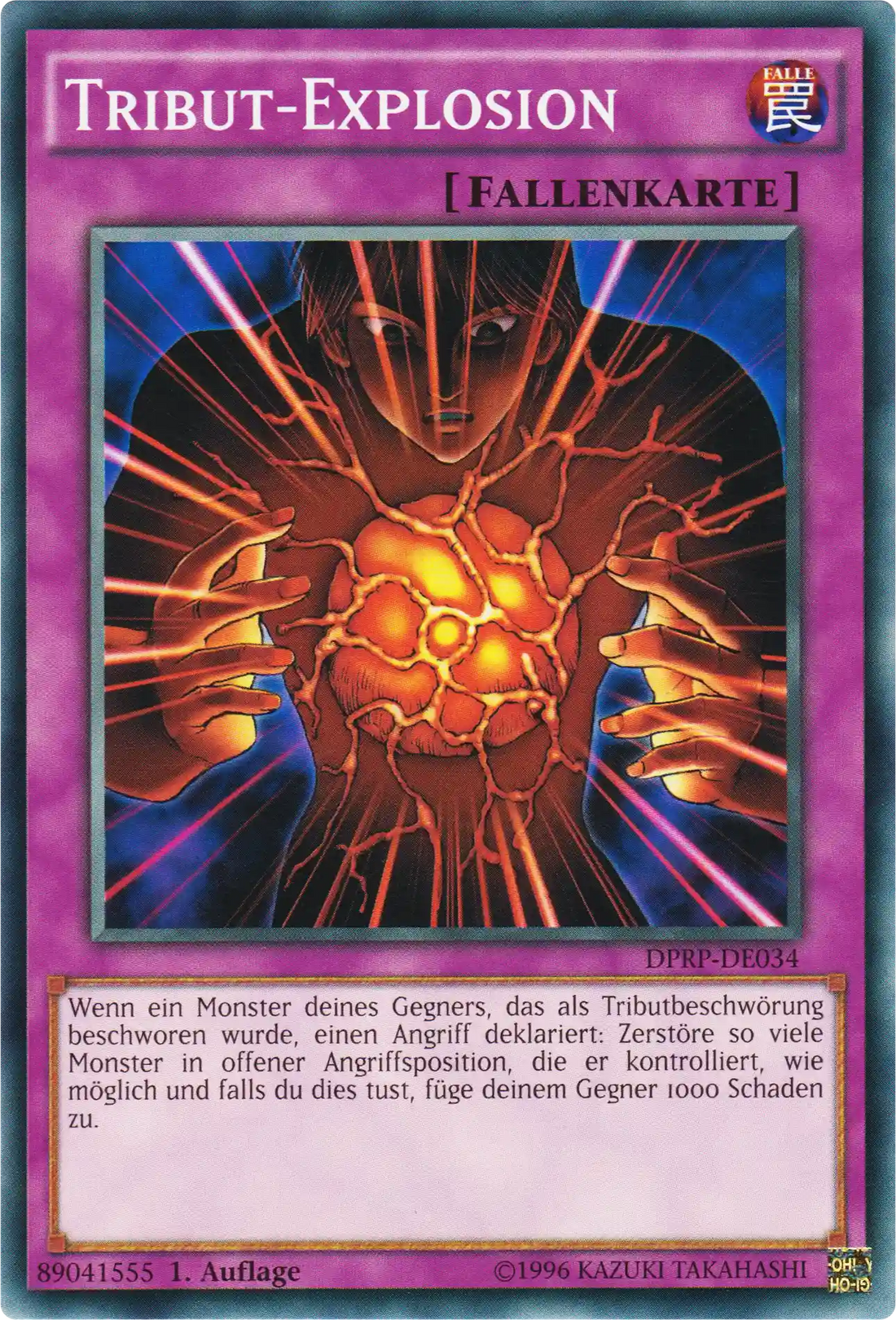 Tribut-Explosion Yu-Gi-Oh! Karte DPRP-DE034 Common