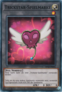 Trickstar-Spielmarke Yu-Gi-Oh! Karte OP10-DE026 Super Rare