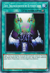 Tryce, Zwillingsschwerter des Blitzenden Lichts Yu-Gi-Oh! Karte DCR-DE037 Common