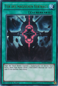 Tür des magischen Vertrags Yu-Gi-Oh! Karte MVP1-DE020 Ultra Rare