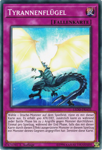 Tyrannenflügel Yu-Gi-Oh! Karte LEDD-DEA33 Common