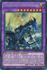 Tyrannischer Explosionsdrache Yu-Gi-Oh! Karte DRL2-DE004 Secret Rare