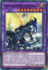 Tyrannischer Explosionsdrache Yu-Gi-Oh! Karte LEDD-DEA38 Common