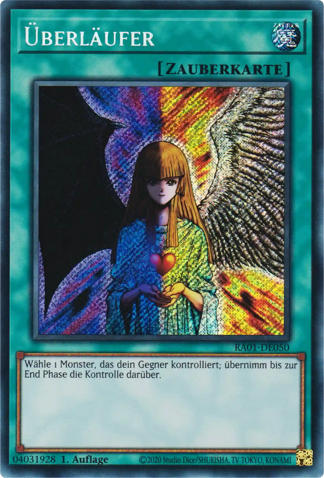 Überläufer Yu-Gi-Oh! Karte RA01-DE050 Secret Rare